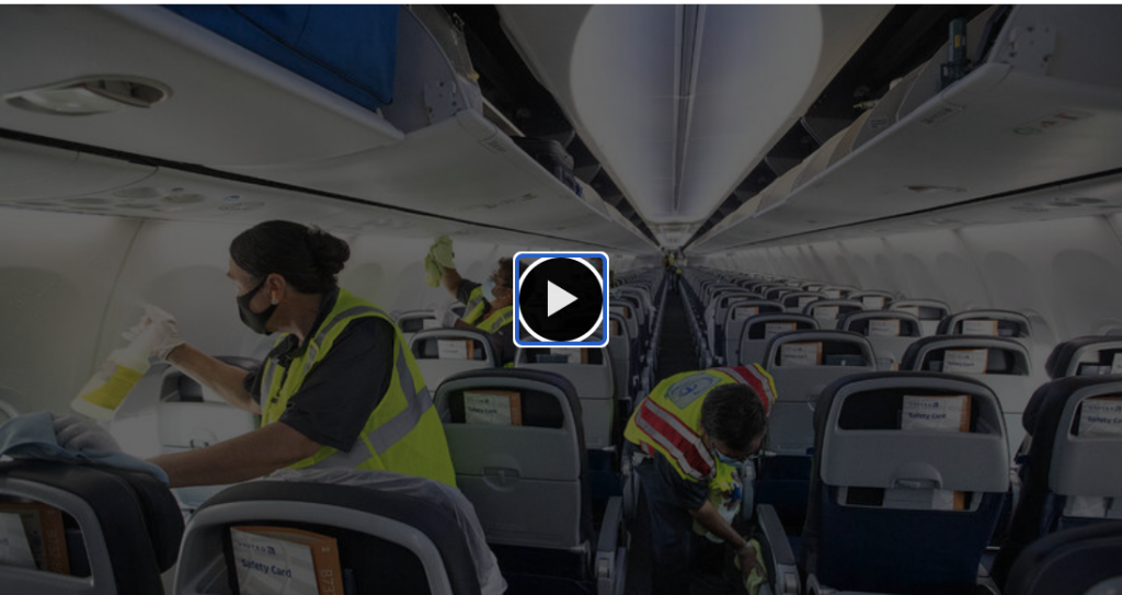 United Airlines use Zoono